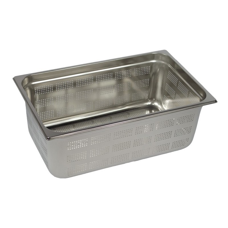 Bac perforée en inox GN1/1 Hauteur 200mm Bac perforée en inox GN1/1 Hauteur 200mm