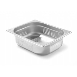 Bac perforée en inox GN1/2 Hauteur 100mm