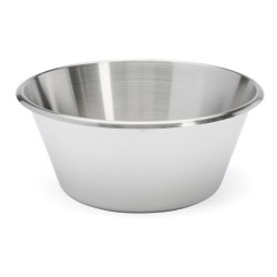 Bassine conique à fond plat en inox Diamètre 32cm 8 litres