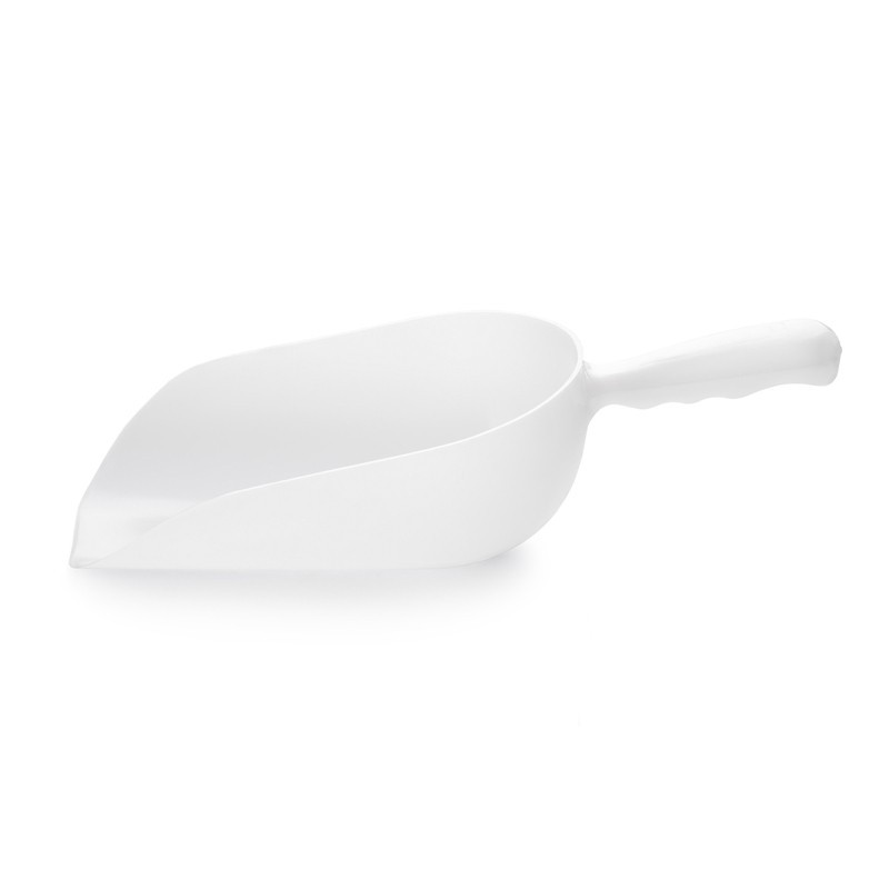 Pelle à farine plastique base plate 125ml 185x65mm Pelle à farine plastique base plate 125ml 185x65mm