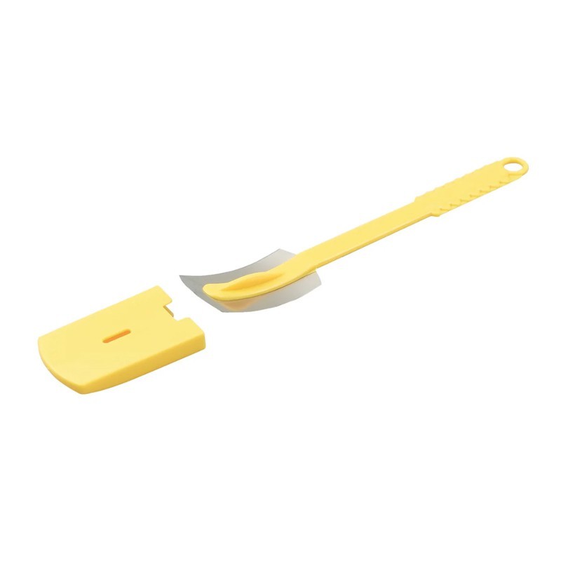 Lame de boulanger inox jaune 130mm Lame de boulanger inox jaune 130mm