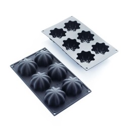 Moule en silicone Medusa 6 pièces 77x74x40mm 105ml 297x176mm