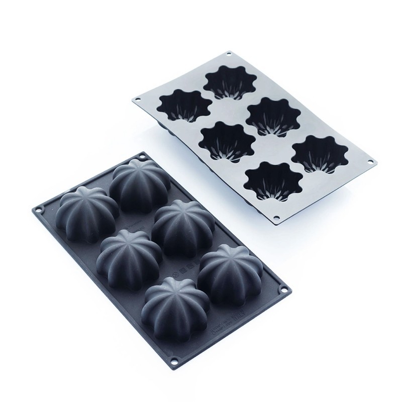 Moule en silicone Medusa 6 pièces 77x74x40mm 105ml 297x176mm Moule en silicone Medusa 6 pièces 77x74x40mm 105ml 297x176mm