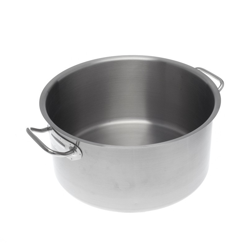 Faitout en inox 18/10 triple fond avec couvercle Diamètre 320mm Hauteur 125mm 10 litres Faitout en inox 18/10 triple fond avec couvercle Diamètre 320mm Hauteur 125mm 10 litres