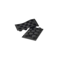 Moule en silicone muffin 11 pièces Diamètre 51 Hauteur 28mm 50ml 297x176mm