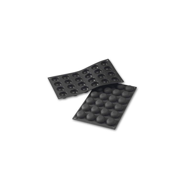 Moule en silicone pomponette 24 pièces Diamètre 34 h16mm 18ml 297x176mm Moule en silicone pomponette 24 pièces Diamètre 34 h16mm 18ml 297x176mm