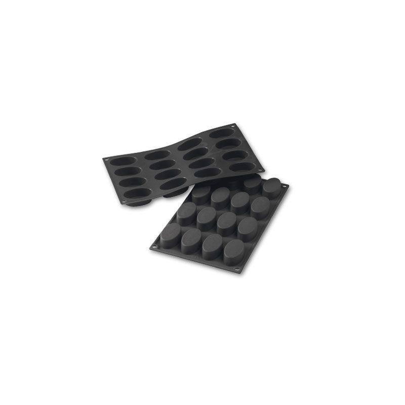 Moule en silicone ovale 16 pièces 55x33x20mm 30ml 297x176mm Moule en silicone ovale 16 pièces 55x33x20mm 30ml 297x176mm