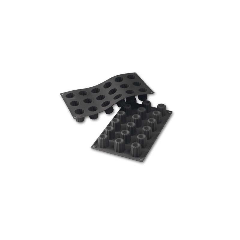 Moule en silicone mini bordelais 18 pièces Diamètre 35 h35mm 30ml 297x176mm
