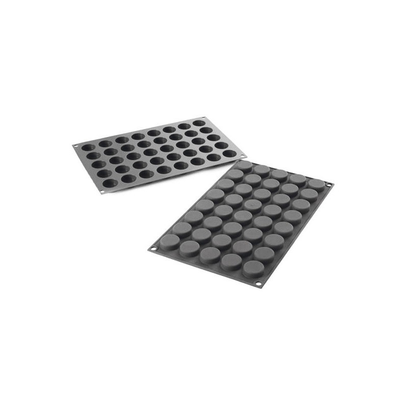 Moule en silicone pastille 40 pièces Diamètre 27 Hauteur 11mm 6ml 297x176mm Moule en silicone pastille 40 pièces Diamètre 27 Hauteur 11mm 6ml 297x176mm