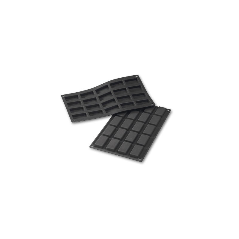 Moule en silicone financier 20 pièces 49x26 Hauteur 11mm 20ml 297x176mm