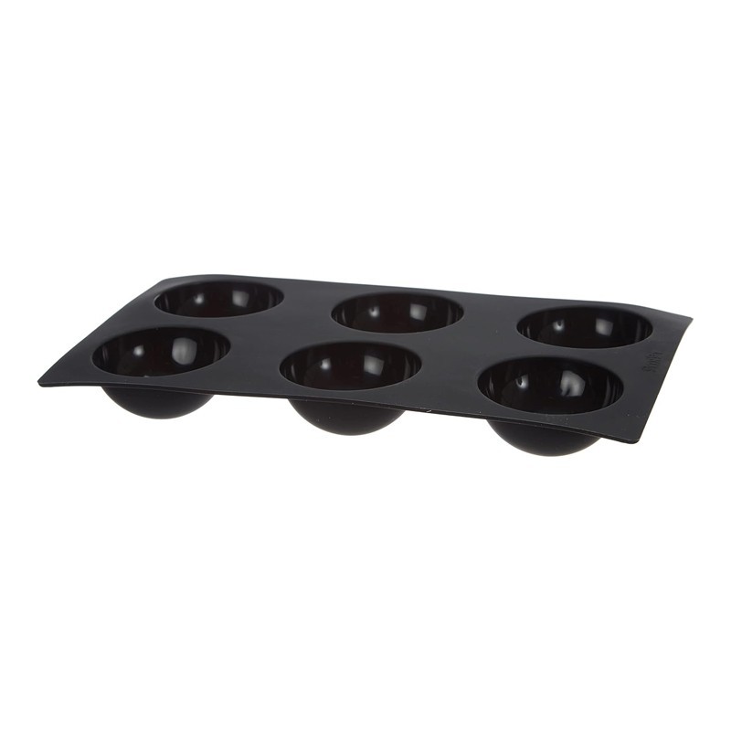 Moule en silicone demi sphère 6 pièces Diamètre 70 h35mm 6ml 297x176mm, 80 ml Moule en silicone demi sphère 6 pièces Diamètre 70 h35mm 6ml 297x176mm, 80 ml