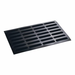Moule en silicone éclair 28 pièces 130x30 Hauteur 28mm 85ml 595x395mm