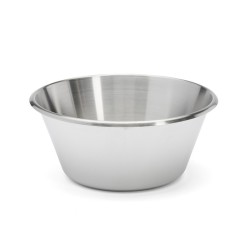 Bassine conique à fond plat en inox Diamètre 28cm 5,5 litres