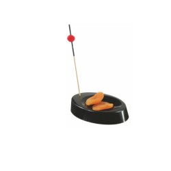 Verrine domino² noir 100x60x17mm
