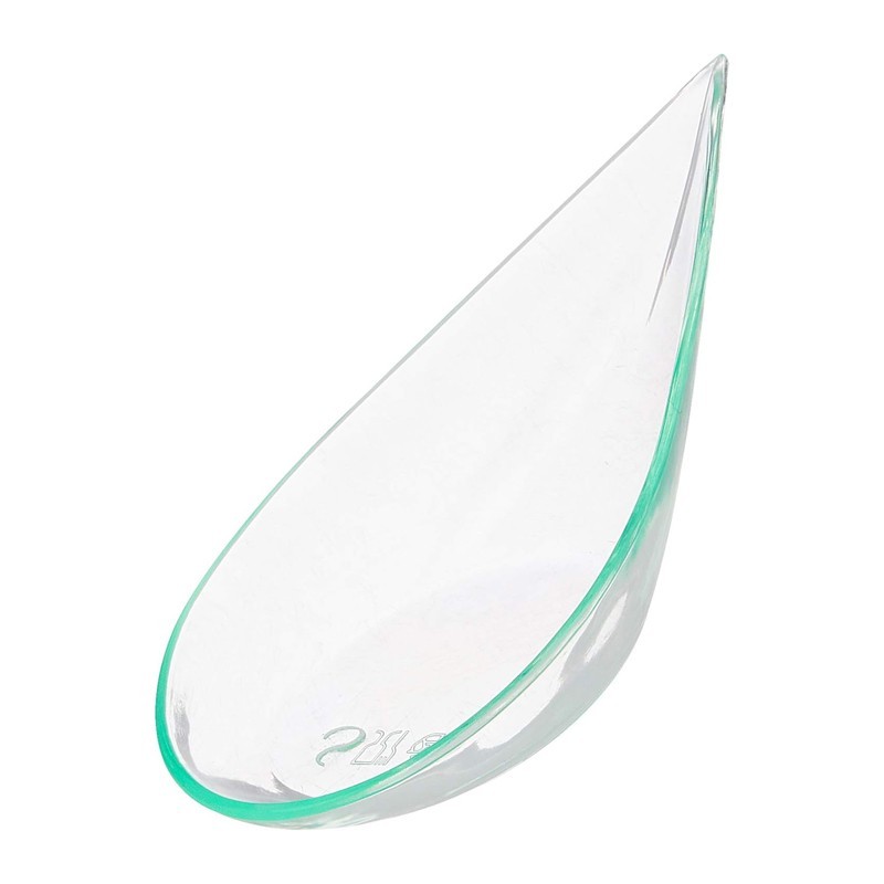 Verrine goutte vert transparent injectee Verrine goutte vert transparent injectee