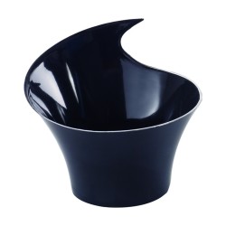 Verrine tasse wave noire 85x73x60mm 80ml