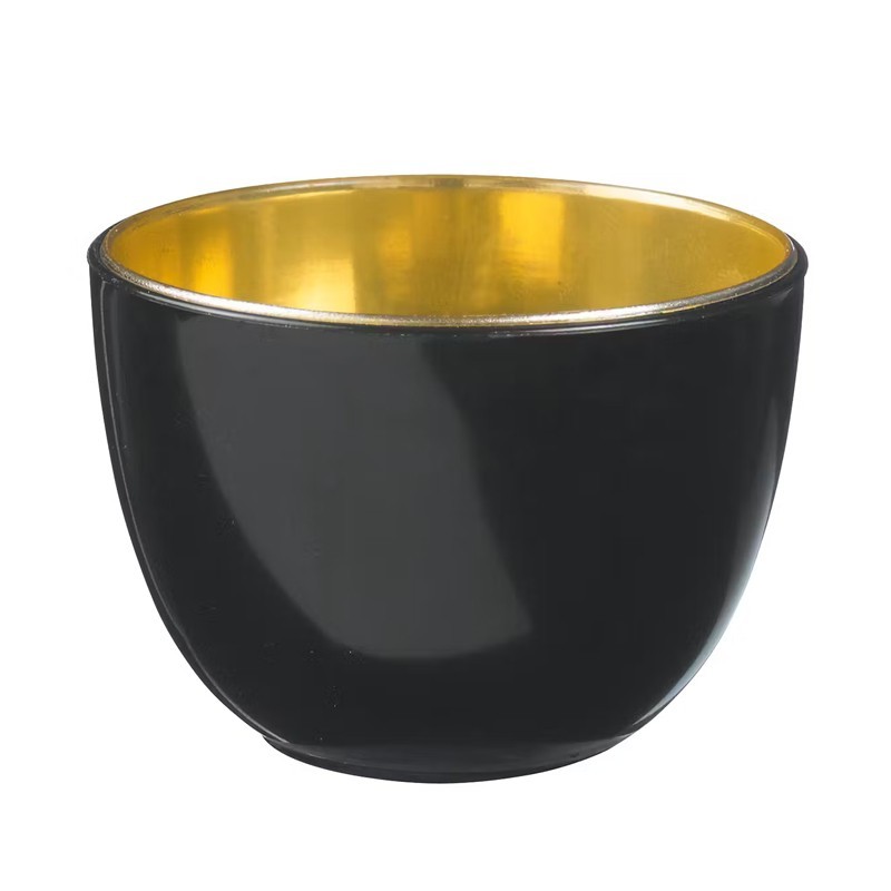 Bol tulip noire doré 65ml h39 Diamètre 57 20 pièces Bol tulip noire doré 65ml h39 Diamètre 57 20 pièces