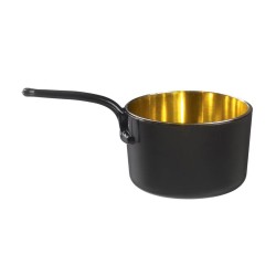 Casserole Eskoffié dorée noire Diamètre 50 Hauteur 41 45ml 24 pièces