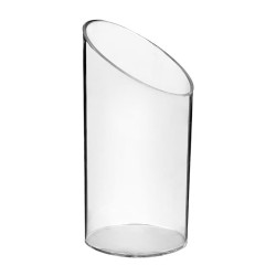 Verrine tube triangle transparent Diamètre 40 Hauteur 84/60 80ml
