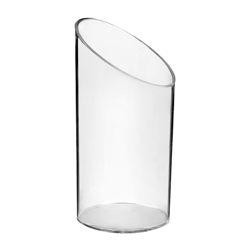 Verrine tube triangle transparent Diamètre 40 Hauteur 84/60 80ml Verrine tube triangle transparent Diamètre 40 Hauteur 84/60 80ml