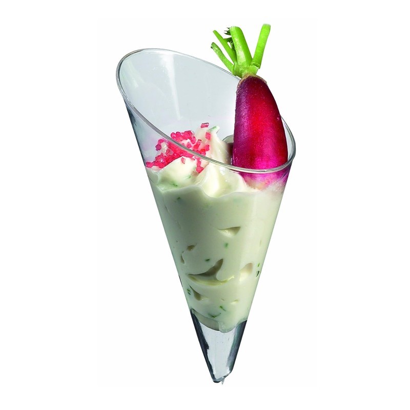 Verrine petit conne Diamètre 65/45 Hauteur 100mm 30ml Verrine petit conne Diamètre 65/45 Hauteur 100mm 30ml