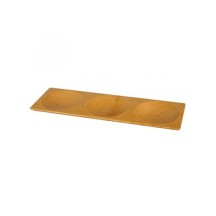 Trio en pulpe de canne/bambou 180x60x10,   4 pièces