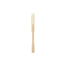 Fourchette 2 dents bambou 9cm 200 pièces