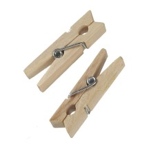 Pince à linge en bois Diamètre 35x10x7mm 200 pièces
