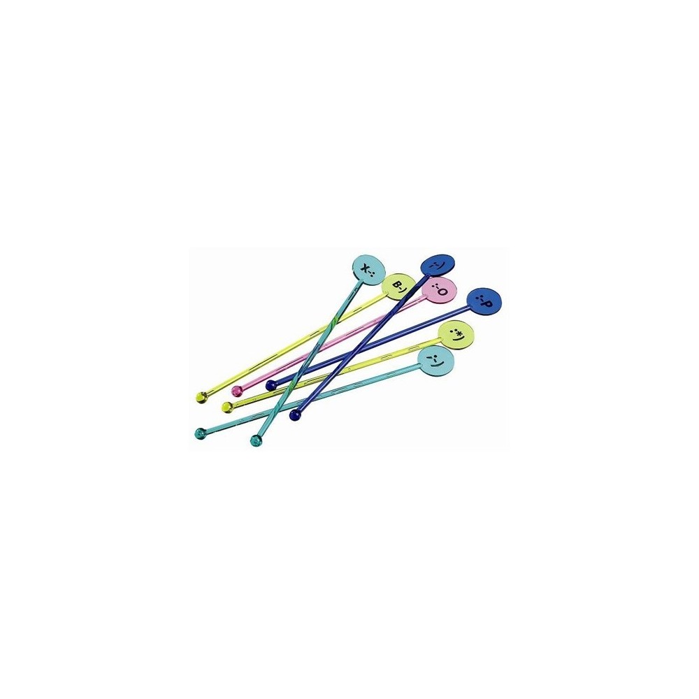 Agitateur smiley pour cocktail 180x25x8mm 100 pièces Agitateur smiley pour cocktail 180x25x8mm 100 pièces