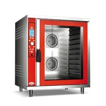 Four ventilée à gaz 10 niveaux 8kwatts 13700 kcal/h 230 volts bake 1020m mec 99.5x97.5x129h