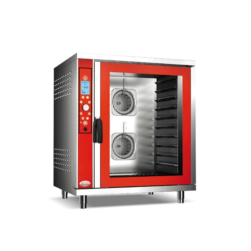 Four ventilée à gaz 10 niveaux 8kwatts 13700 kcal/h 230 volts bake 1020m mec 99.5x97.5x129h Four ventilée à gaz 10 niveaux 8kwatts 13700 kcal/h 230 volts bake 1020m mec 99.5x97.5x129h
