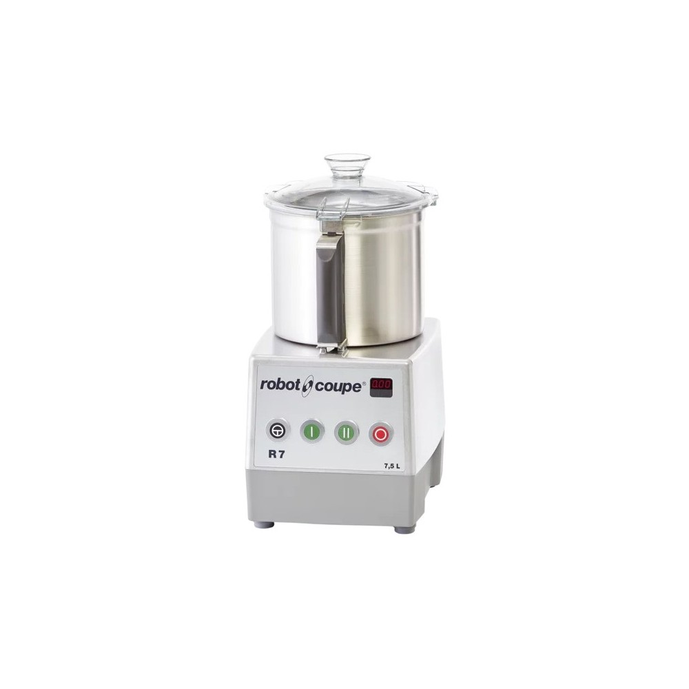 Cutter de table r7 triphasé 2 vitesses 1500 watts - 7,5 litres Cutter de table r7 triphasé 2 vitesses 1500 watts - 7,5 litres