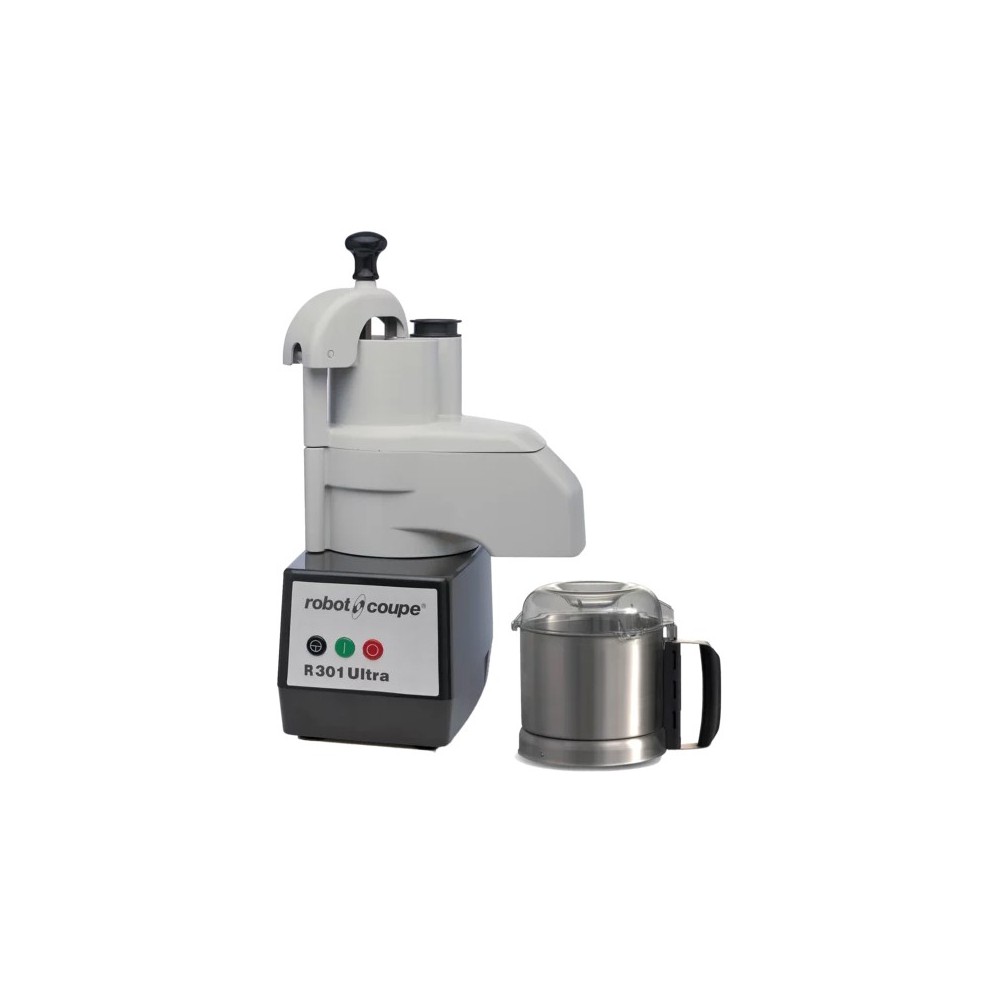 Combiné cutter & coupe-légumes cuve inox 1 vitesse r301 ultra 650 watts 3,7 litres sans disque 1 500 tr/min