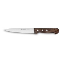 Couteau boucher inox 3 rivets m/maron 20cm