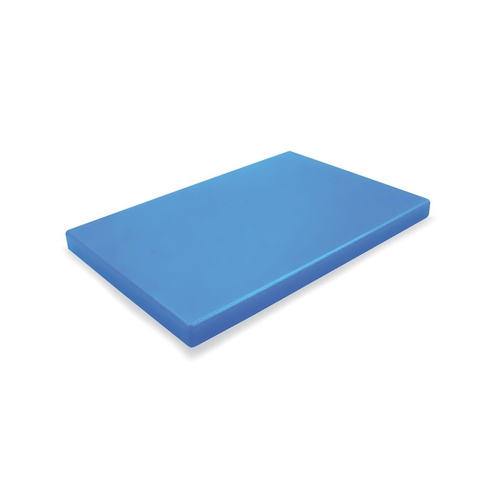 Planche à découper en polyéthylène bleu à pied 500x300x20mm Planche à découper en polyéthylène bleu à pied 500x300x20mm