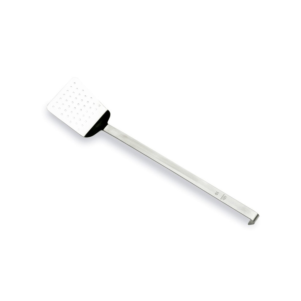 Spatule à reduction perforée en inox 11x12 Longueur 51cm Spatule à reduction perforée en inox 11x12 Longueur 51cm