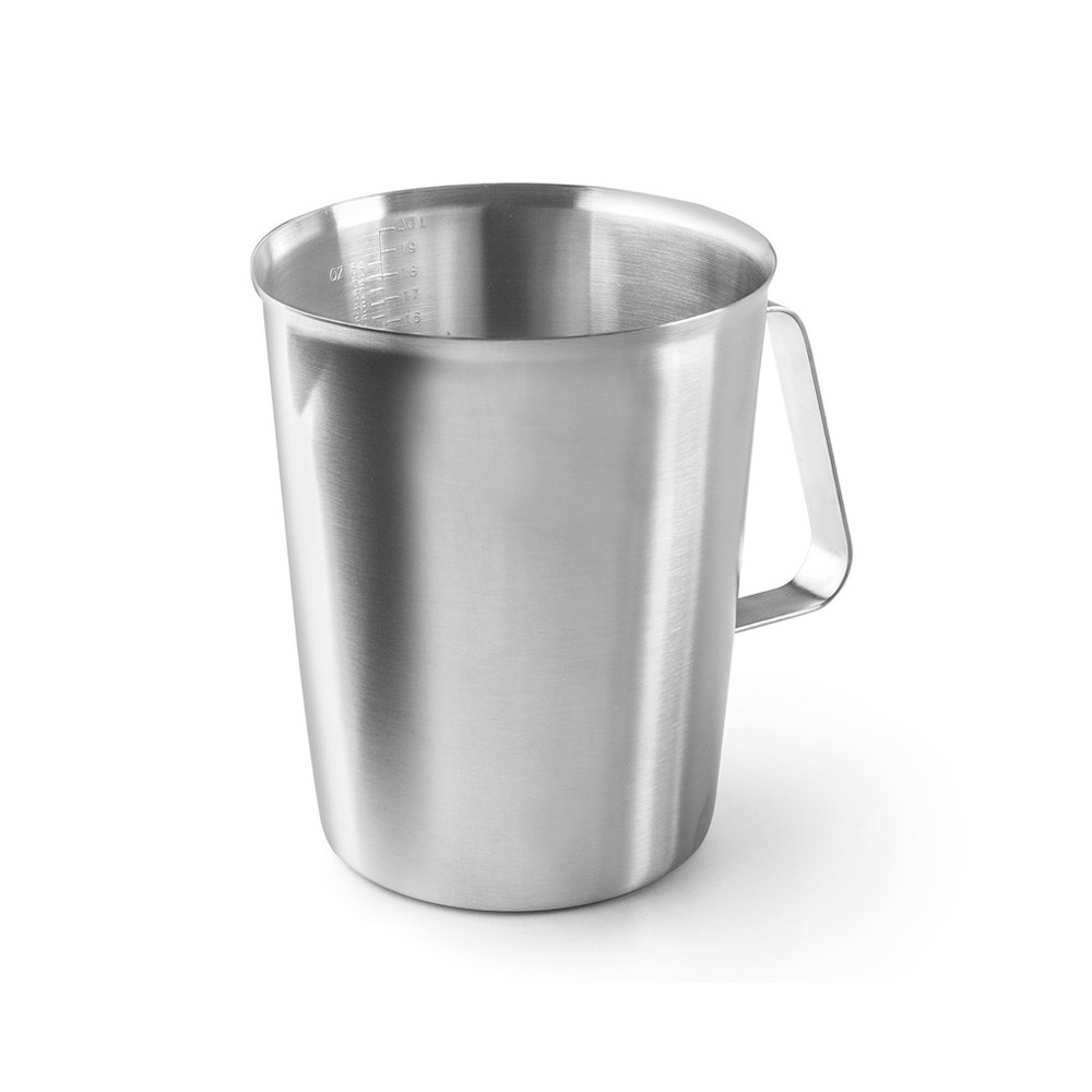 Mesure graduee en inox Diamètre 115 Hauteur 130mm 1 litres Mesure graduee en inox Diamètre 115 Hauteur 130mm 1 litres