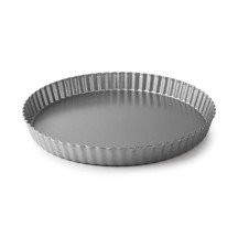 Moule à tarte rond cannelé Delize fond fixe Diamètre 24cm Hauteur 2.8 1 litre