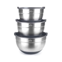 Set de 3 bol en inox 16-18-20cm