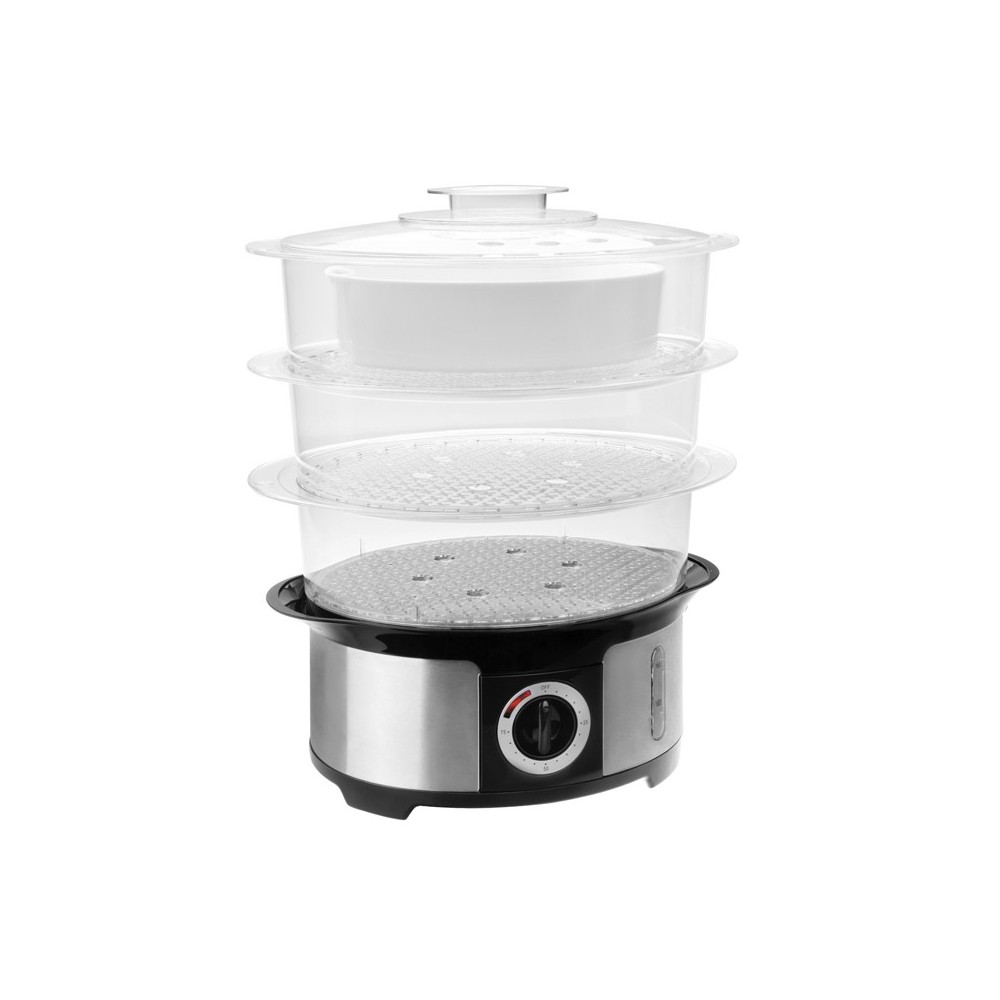 Cuiseur vapeur électrique 1000 watts 12 litres Diamètre 41x35x26cm